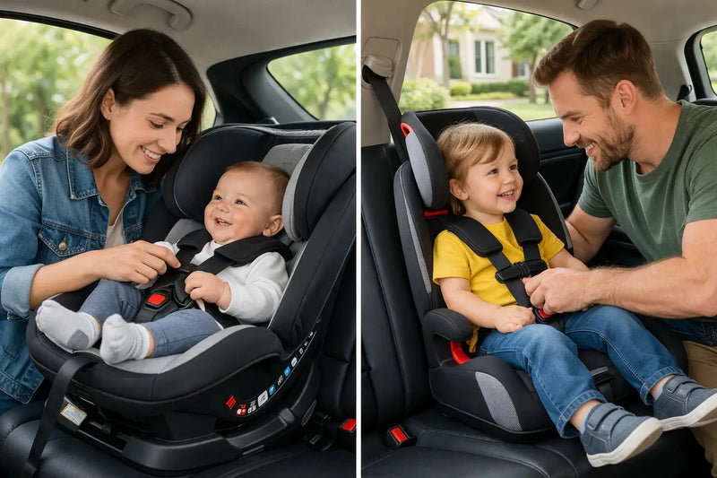 כיסא בטיחות או בוסטר? בוסטר רצועות או משולב? כל המידע על שמירת בטיחות ילדכם ברכב