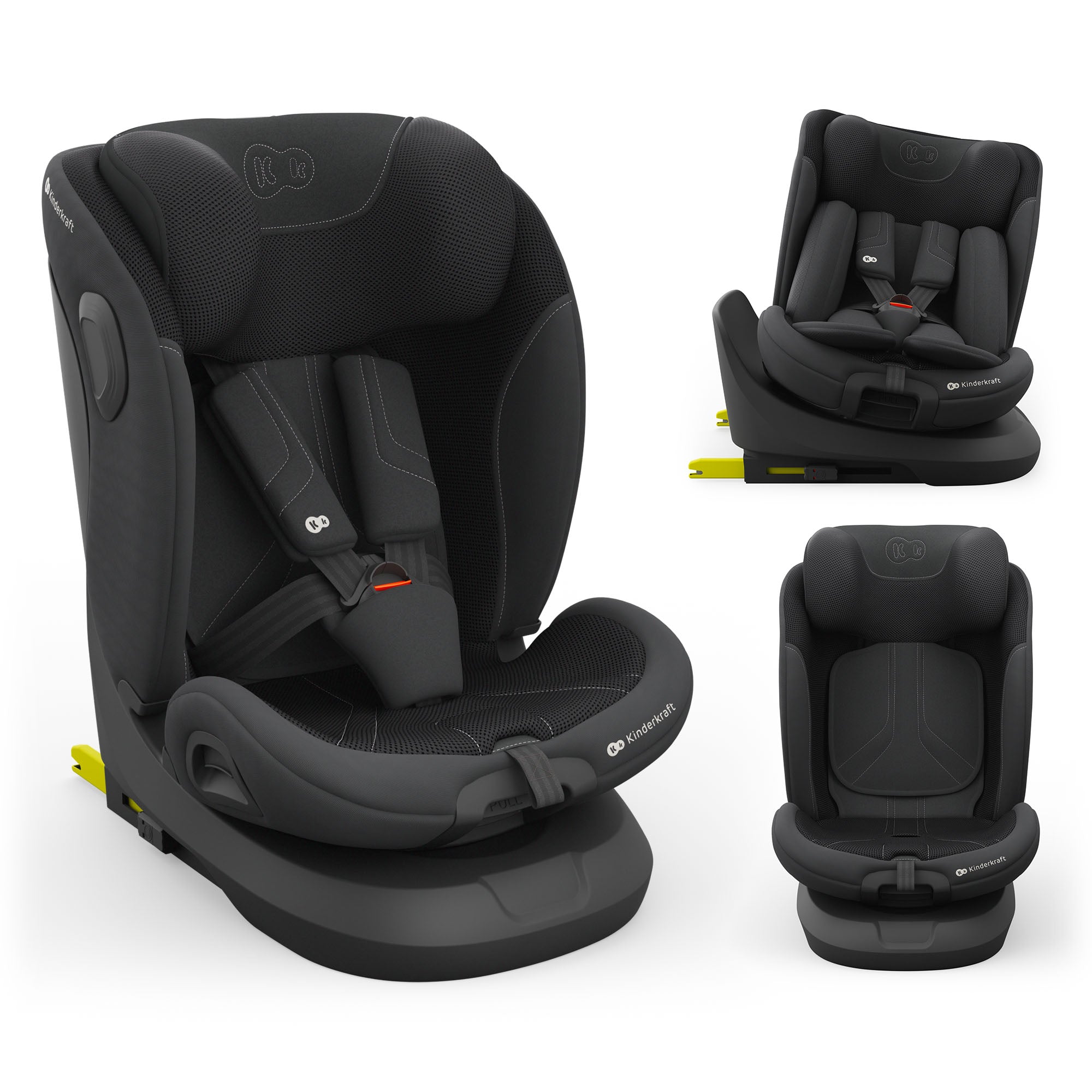 כיסא בטיחות מסתובב I-GROW 2 PRO עם בדים נושמים
