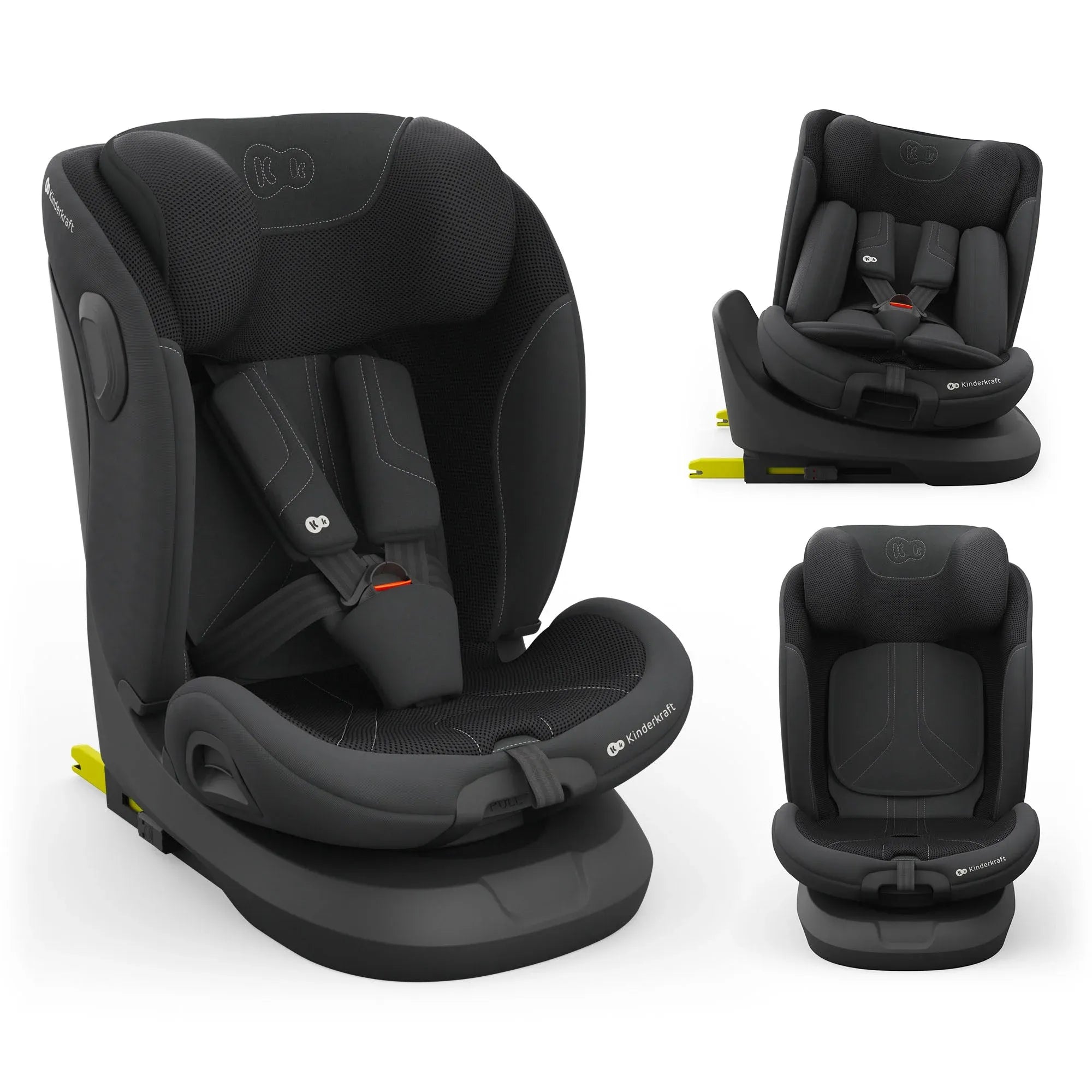 כיסא בטיחות מסתובב I-GROW 2 PRO עם בדים נושמים