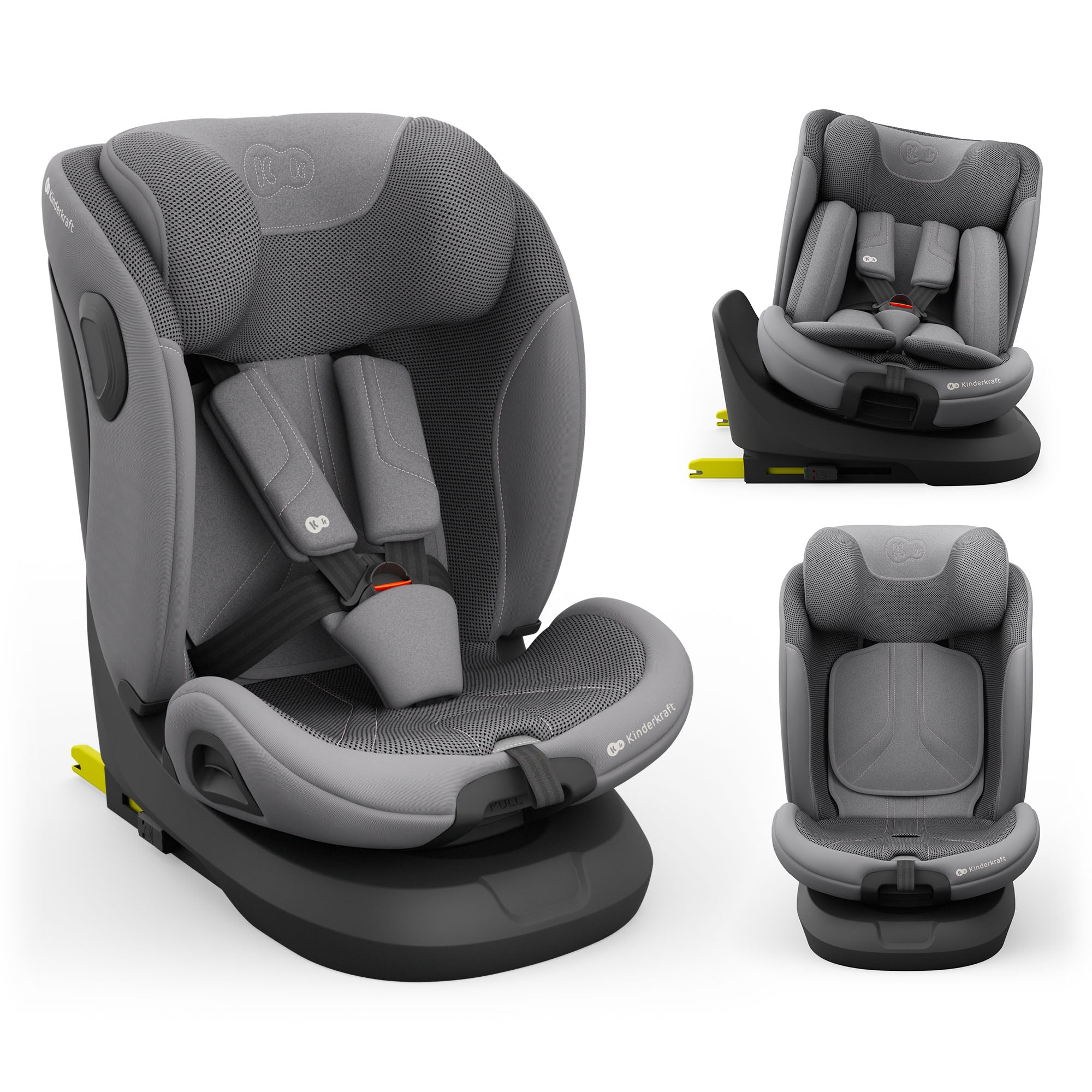 כיסא בטיחות מסתובב I-GROW 2 PRO עם בדים נושמים