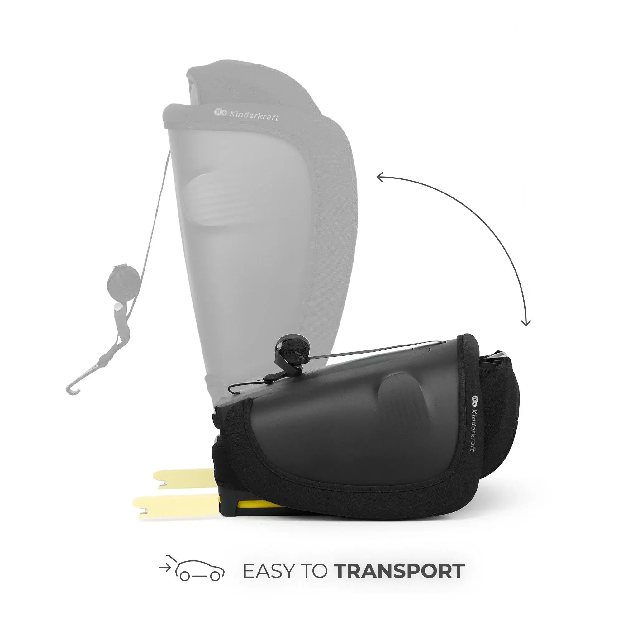 בוסטר רצועות Kinderkraft FIX2GO - גב מתקפל