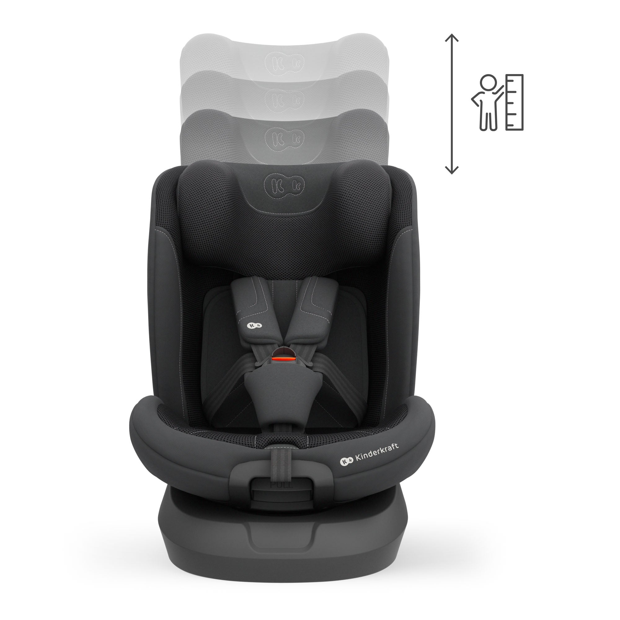 כיסא בטיחות מסתובב I-GROW 2 PRO עם בדים נושמים