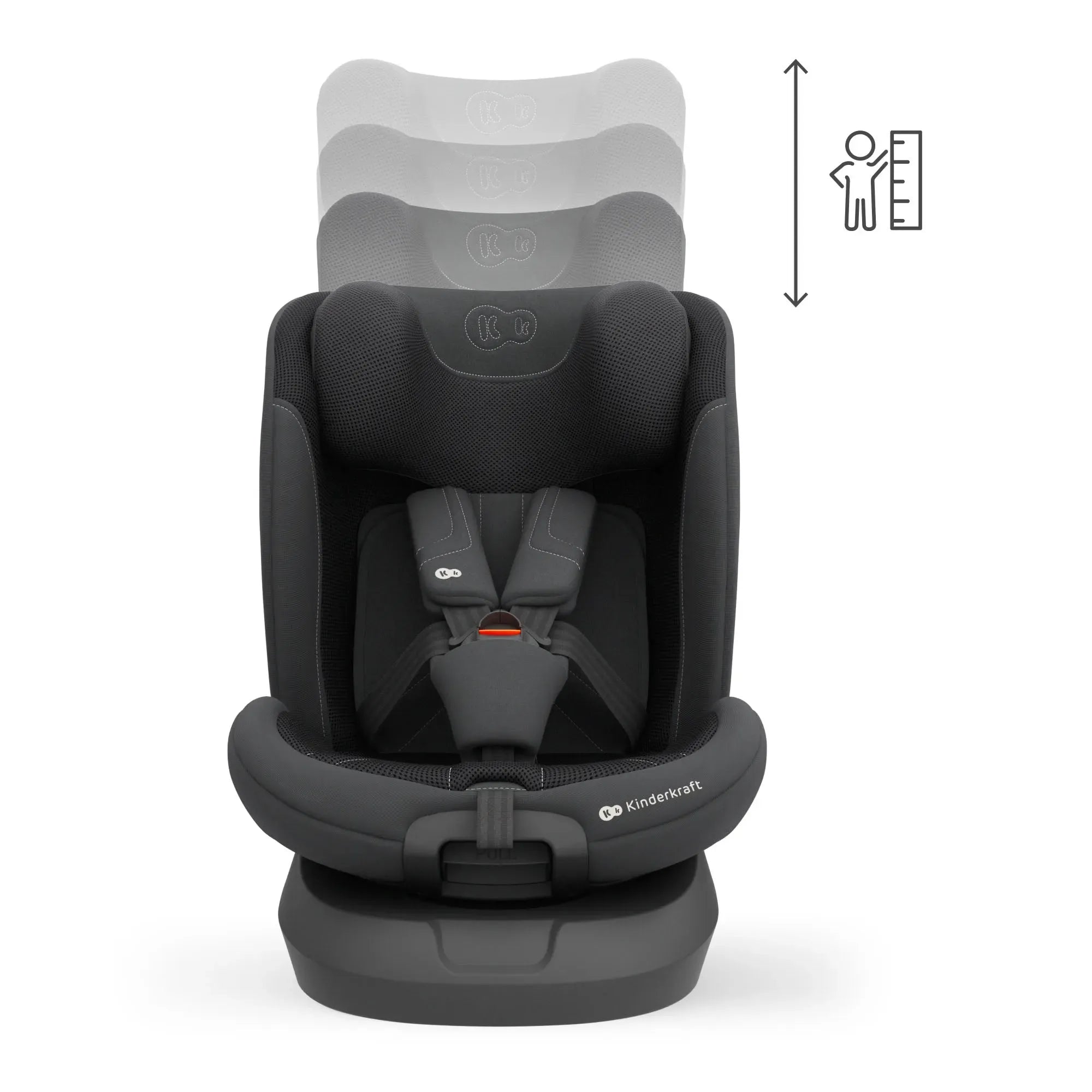 כיסא בטיחות מסתובב I-GROW 2 PRO עם בדים נושמים