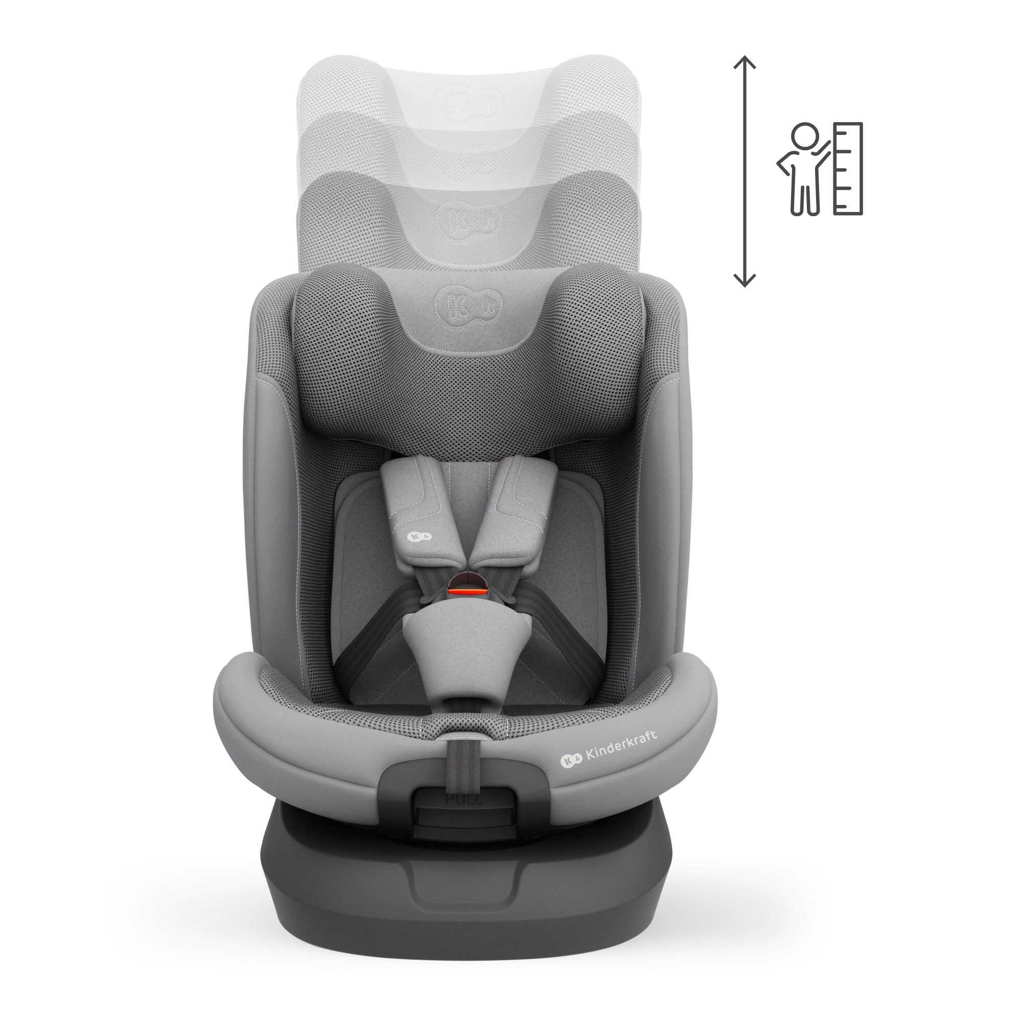 כיסא בטיחות מסתובב I-GROW 2 PRO עם בדים נושמים