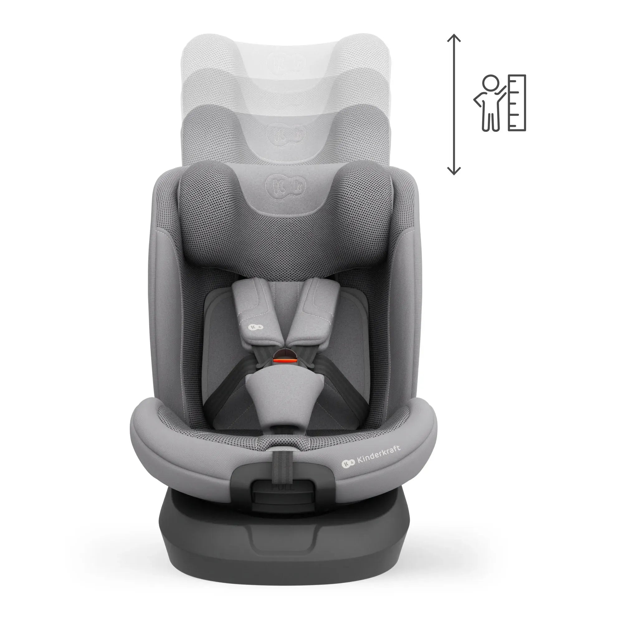 כיסא בטיחות מסתובב I-GROW 2 PRO עם בדים נושמים