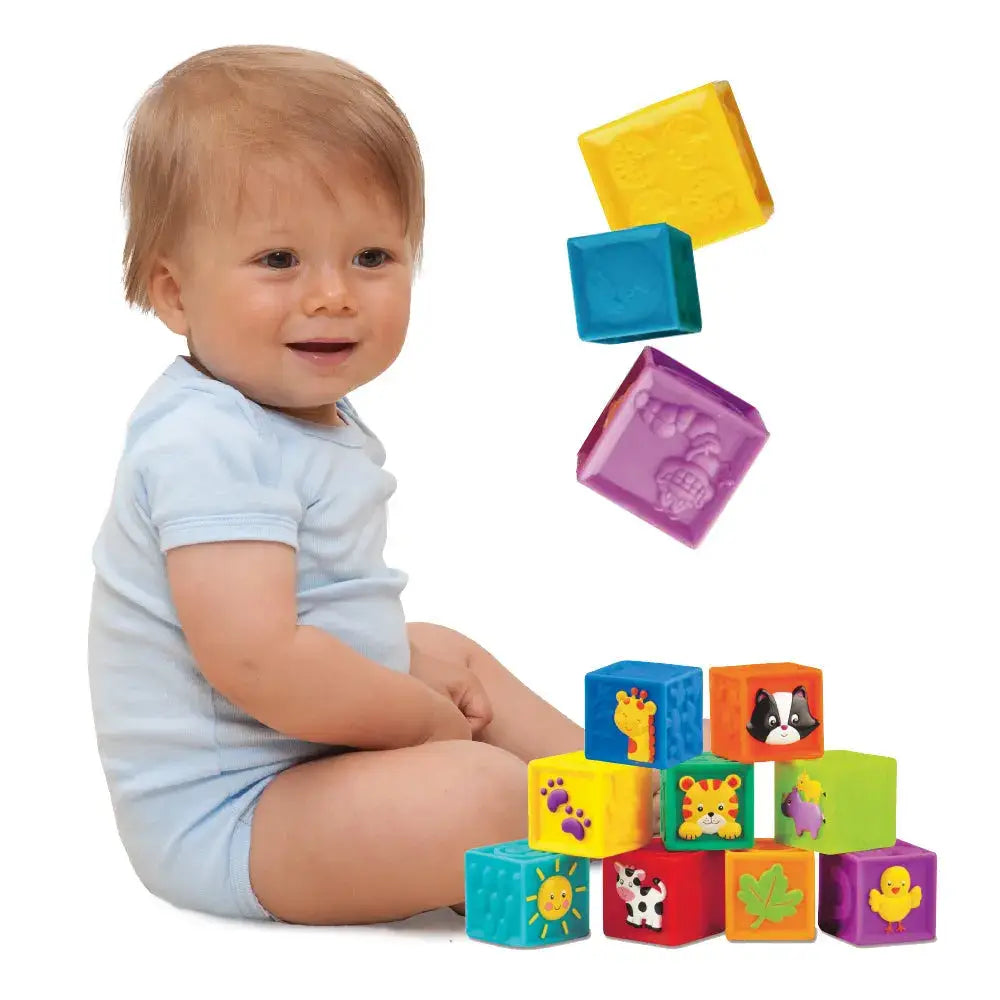 קוביות גמישות וצבעוניות לתינוק