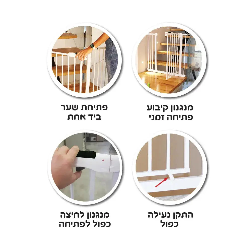 שער בטיחות I AM - ללא קדיחה