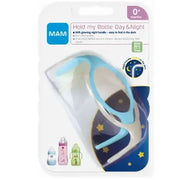 זוג ידיות לבקבוק יום ולילה MAM - צבע תכלת