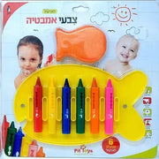 סט צבעים מחיקים לאמבטיה עם מתקן וספוג מחיקה