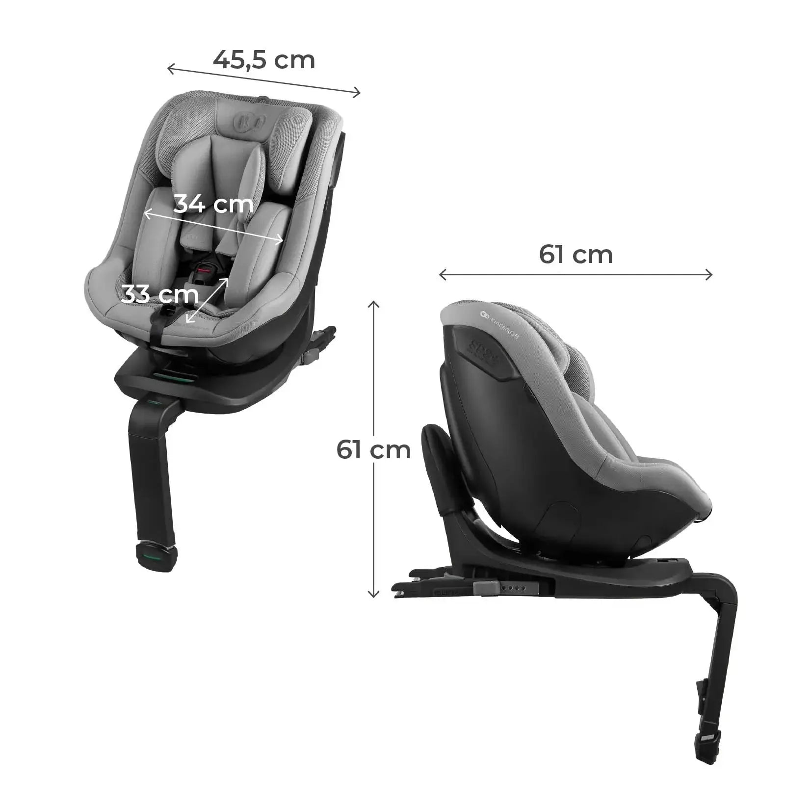 כיסא בטיחות Kinderkraft 360 I-GUARD - מסתובב 360°