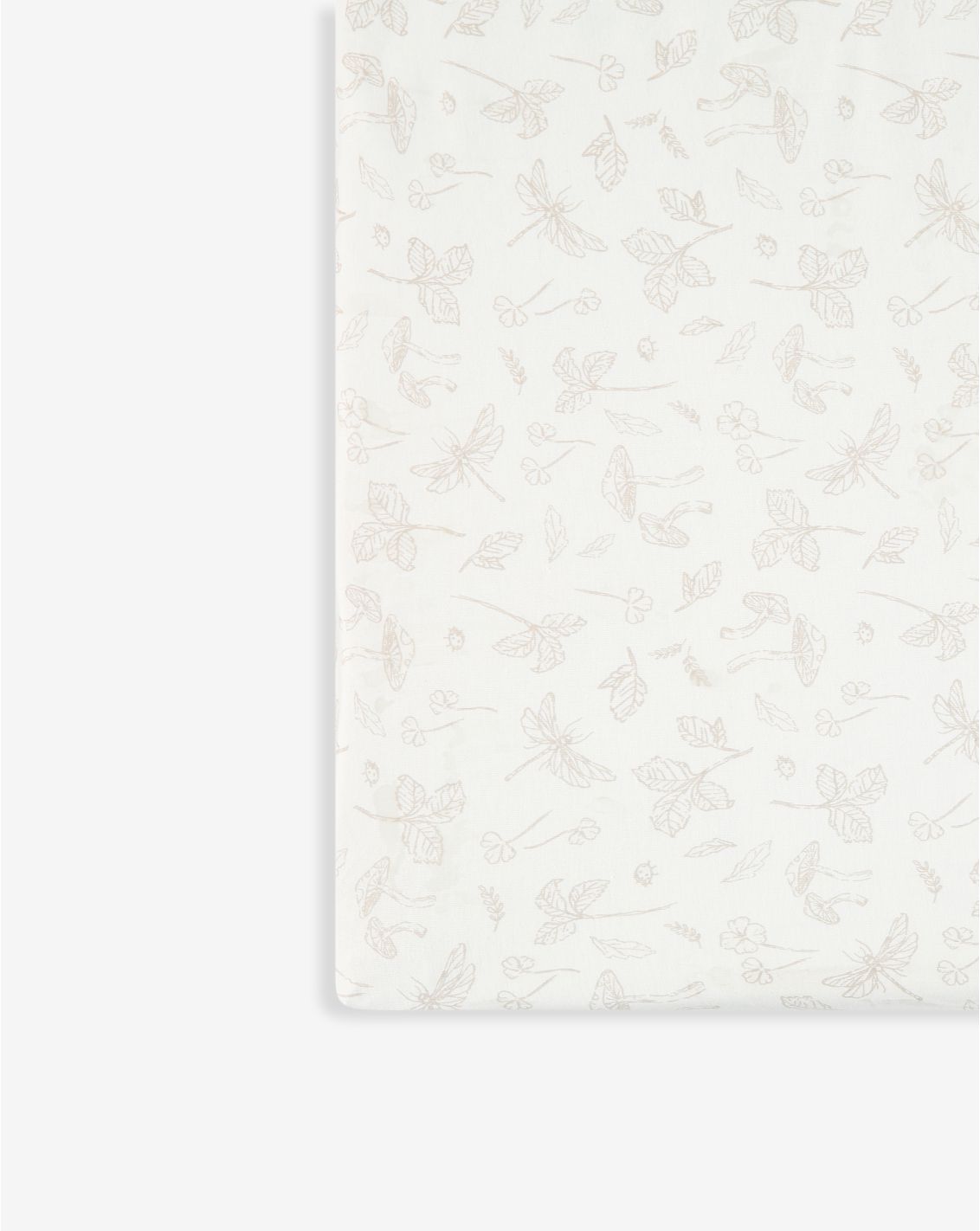 minene סדין למיטת תינוק 135*80  Forest Mist שמנת מודפס OS