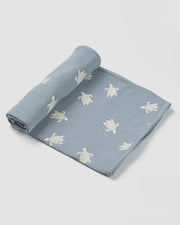 שמיכה מבד פיקה turtle ג'ינס - 100X140