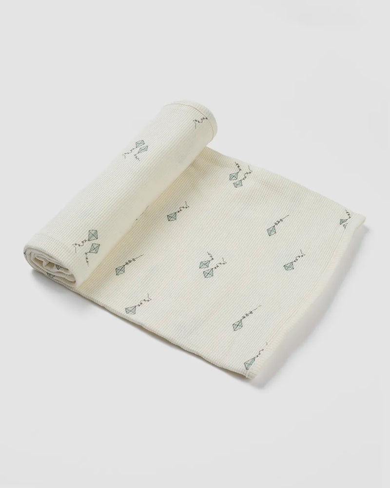 שמיכה מבד פיקה kite אופוויט - 100X140