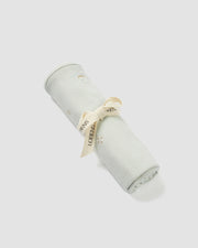 שמיכה גדולה מבד פיקה 100% כותנה 100x70 ס''מ מבית Lorens - צבע מנטה עם איורי סירות