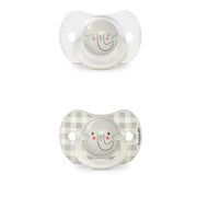 מוצץ פיז' זוהר בחושך Night & Day SX Pro 0-6 זוג-פיל אפור