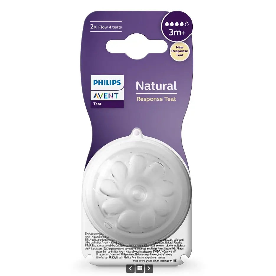 AVENT Natural Respon Flow 4-3m+ פטמה אוונט