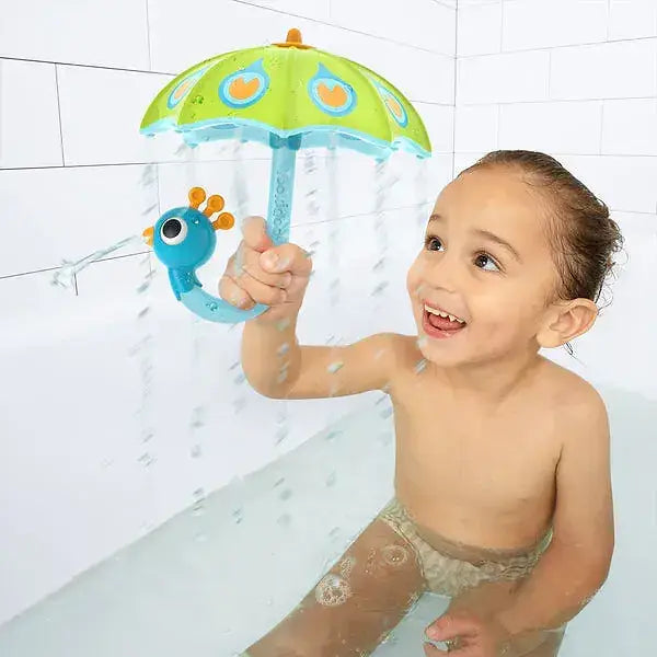 טווס מטריה ירוק לאמבטיה