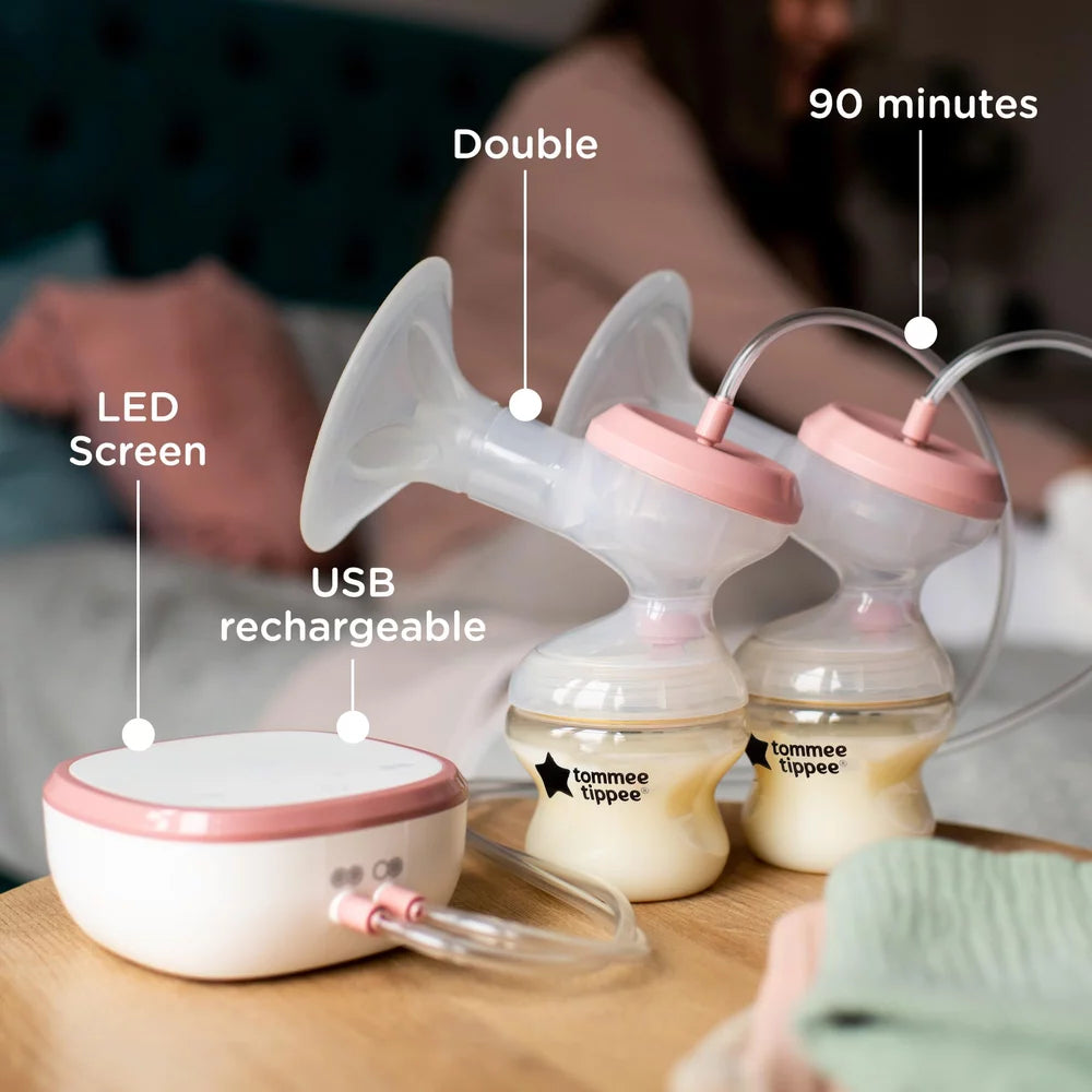 משאבת חלב חשמלית כפולה – Made for Me Tommee Tippee