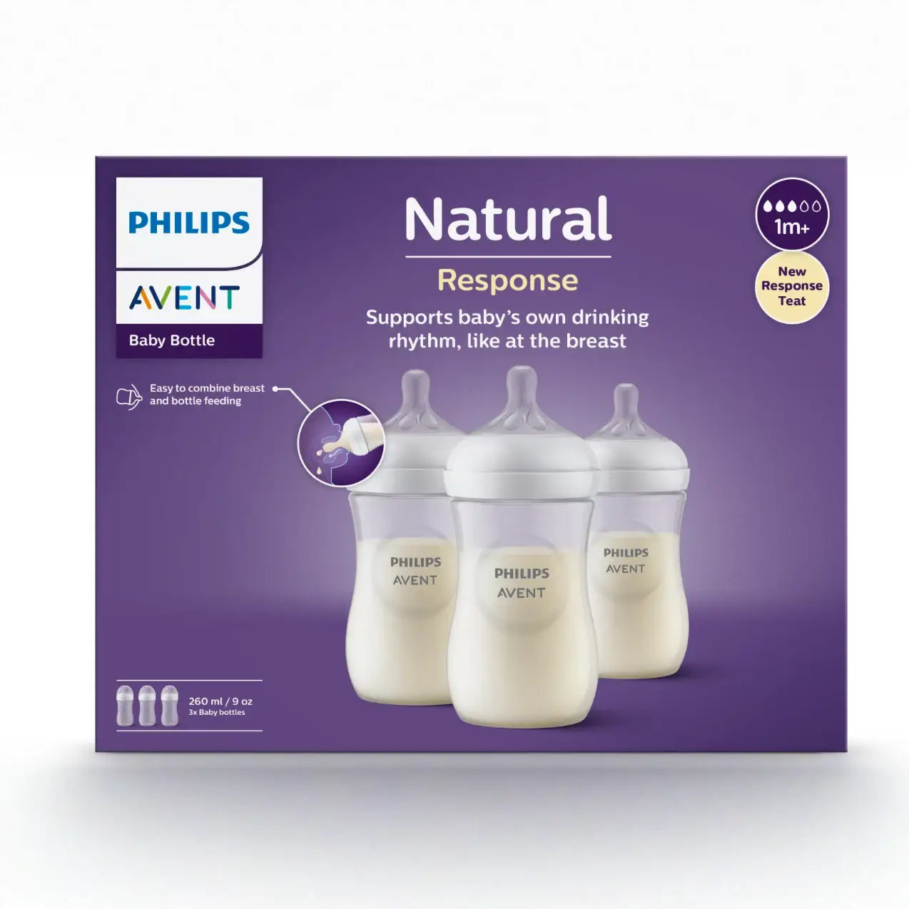 AVENT Natural Response 3P בקבוק אוונט 260 מ"ל