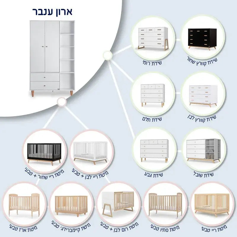 ארון סגל דגם ענבר - טריקה שקטה
