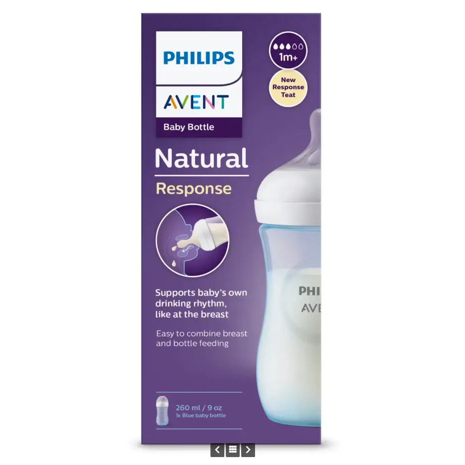 AVENT Natural Response בקבוק אוונט 260 מ"ל Blue