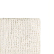 שמיכת פיקה גדולה צבע שמנת Cotton cloud מיננה