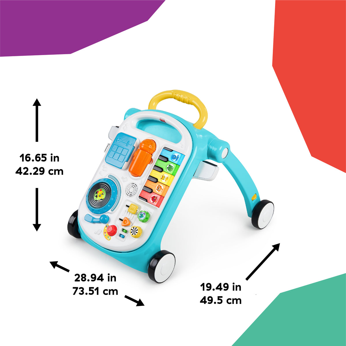 הליכון פעילות מוזיקלי 4 ב-1 - בייבי איינשטיין Baby Einstein