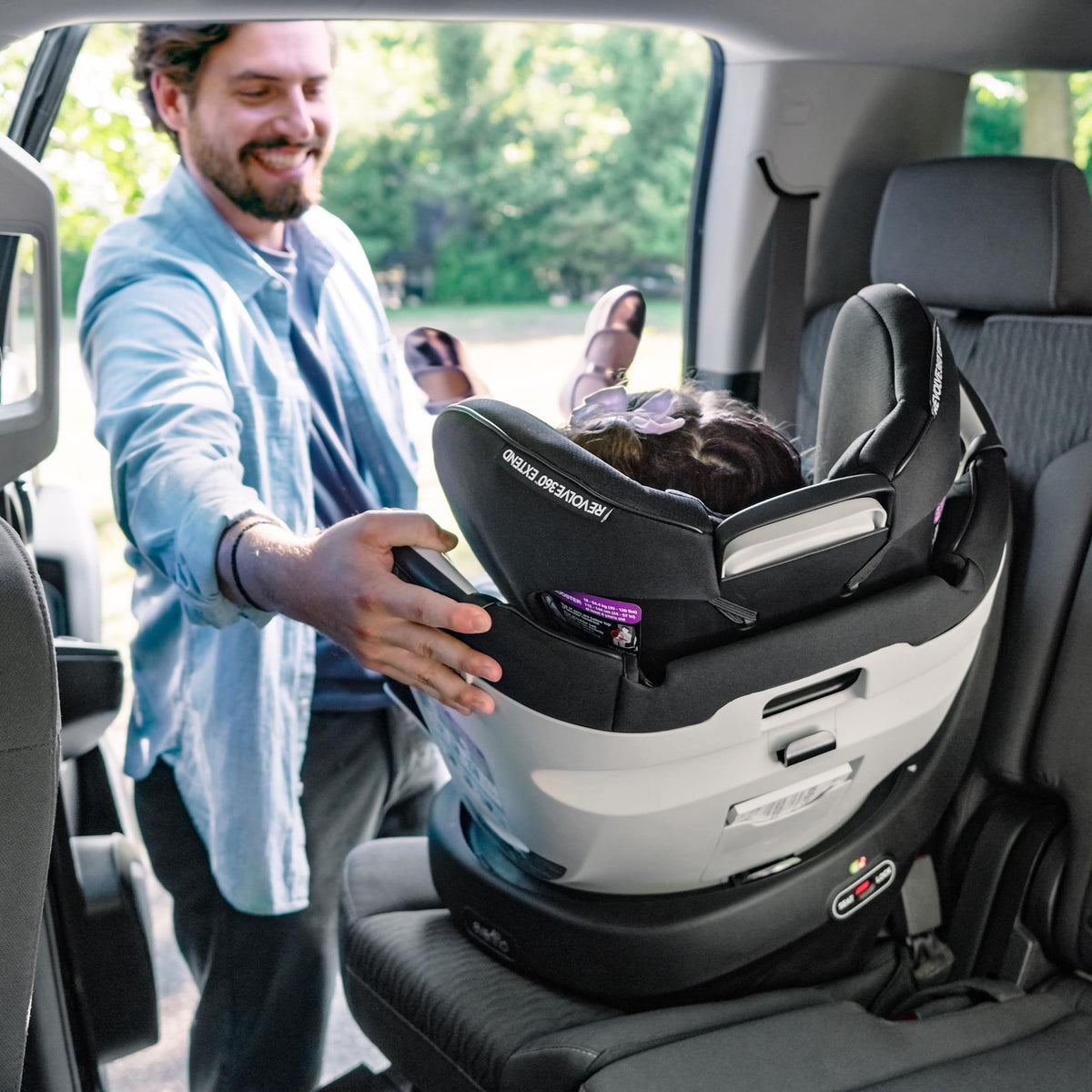 Revolve 360 Extend כיסא בטיחות מסתובב משולב בוסטר + Sensor Safe
