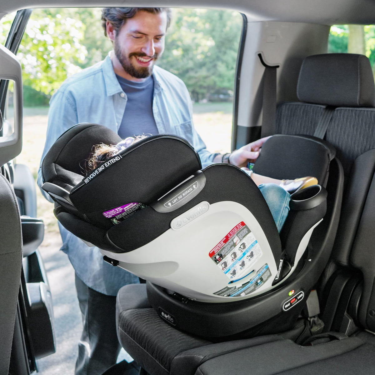 Revolve 360 Extend כיסא בטיחות מסתובב משולב בוסטר + Sensor Safe