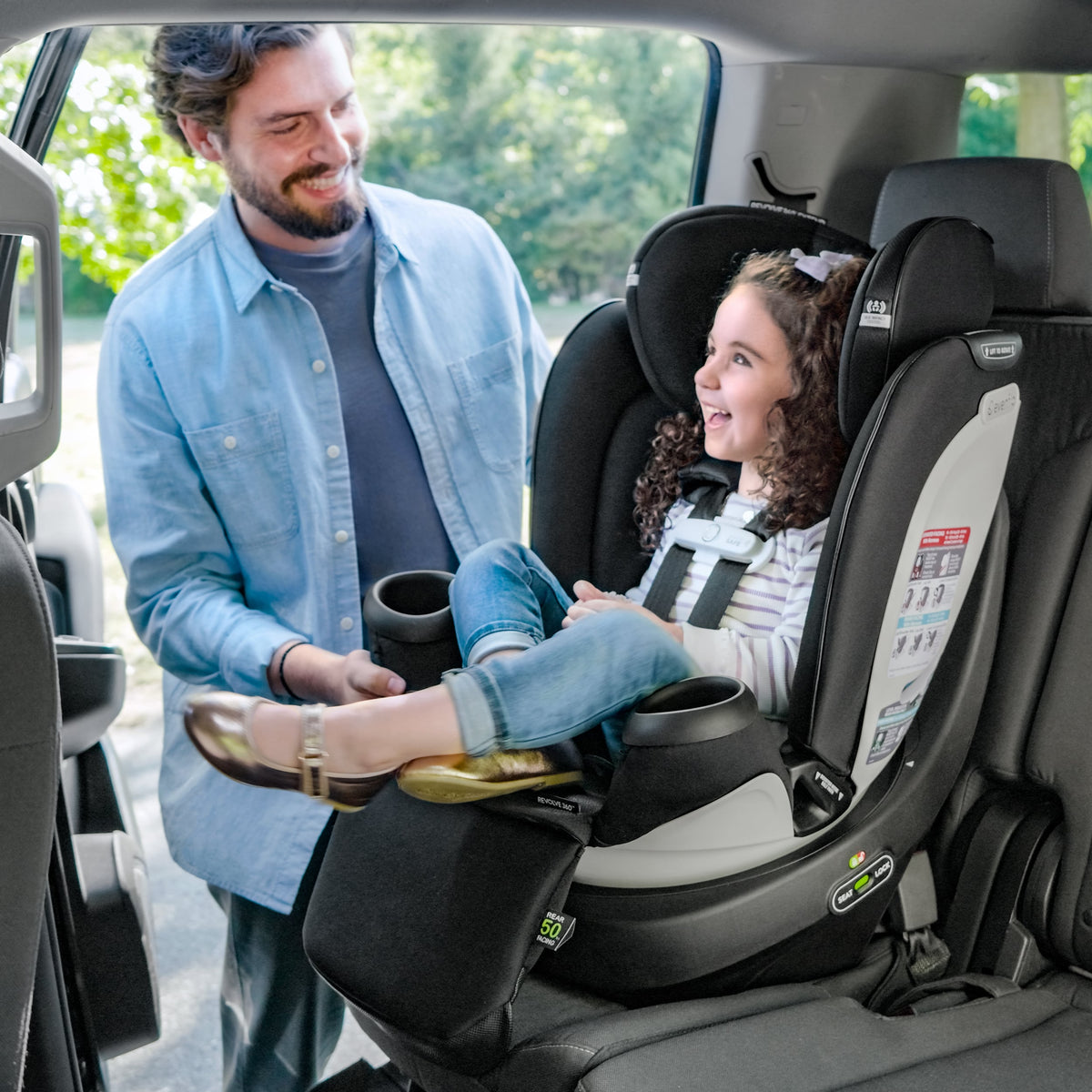 Revolve 360 Extend כיסא בטיחות מסתובב משולב בוסטר + Sensor Safe