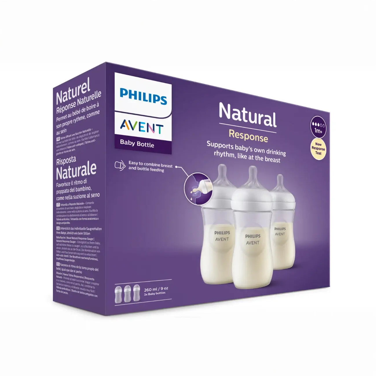 AVENT Natural Response 3P בקבוק אוונט 260 מ"ל