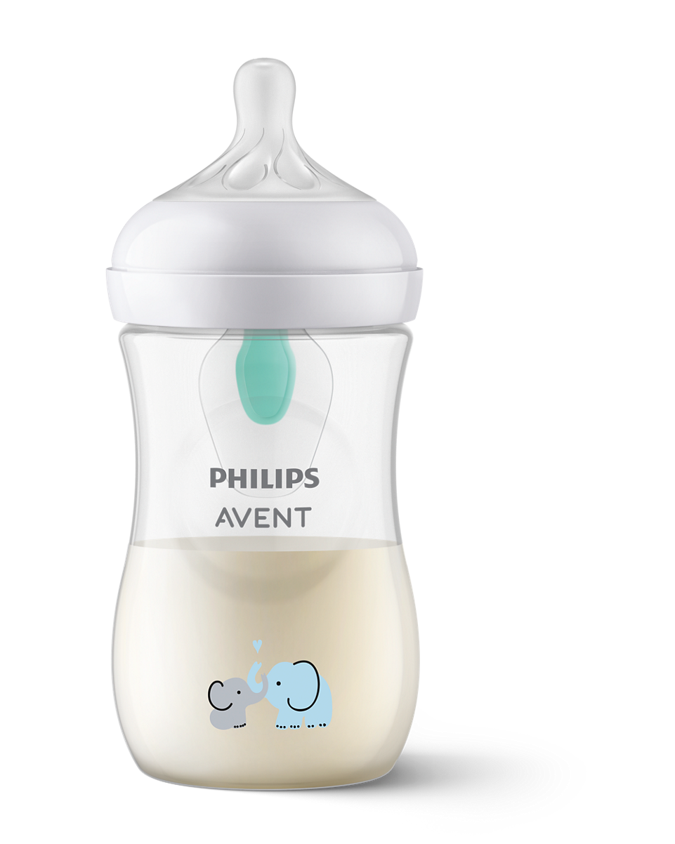 AVENT NATURAL RES 260 AFV ELEPH אוונט בקבוק נטורל 260 מל עם שסתום ה-AirFree