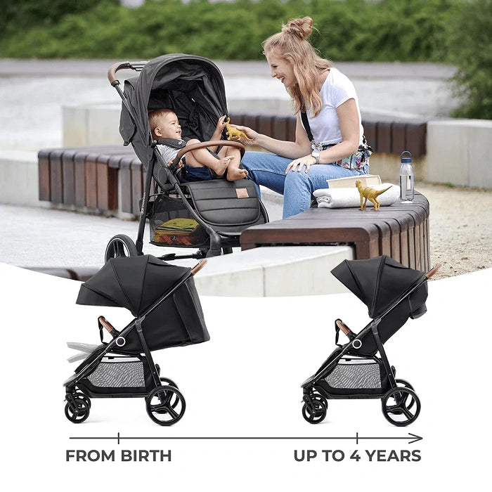 טיולון Kinderkraft Grande Plus - שחור
