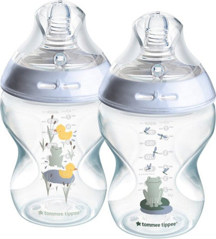 2 בקבוקי האכלה 260 מ''ל Tommee Tippee Natural Start - חיות