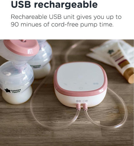 משאבת חלב חשמלית כפולה – Made for Me Tommee Tippee