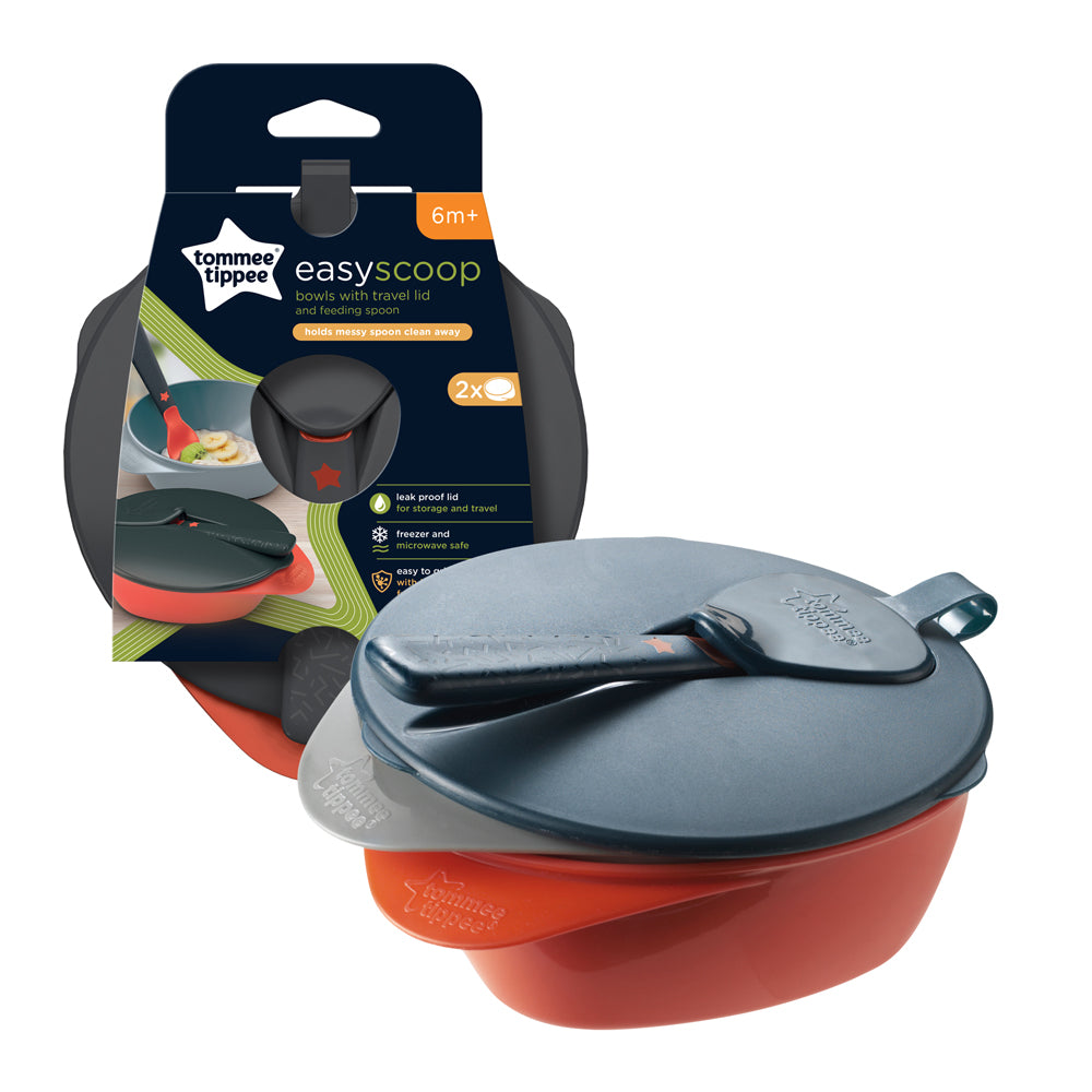 זוג קעריות עם מכסה וכפית אקספלורה Tommee Tippee