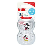 זוג מוצצים מיקי מאוס 6-18 M שחור NUK