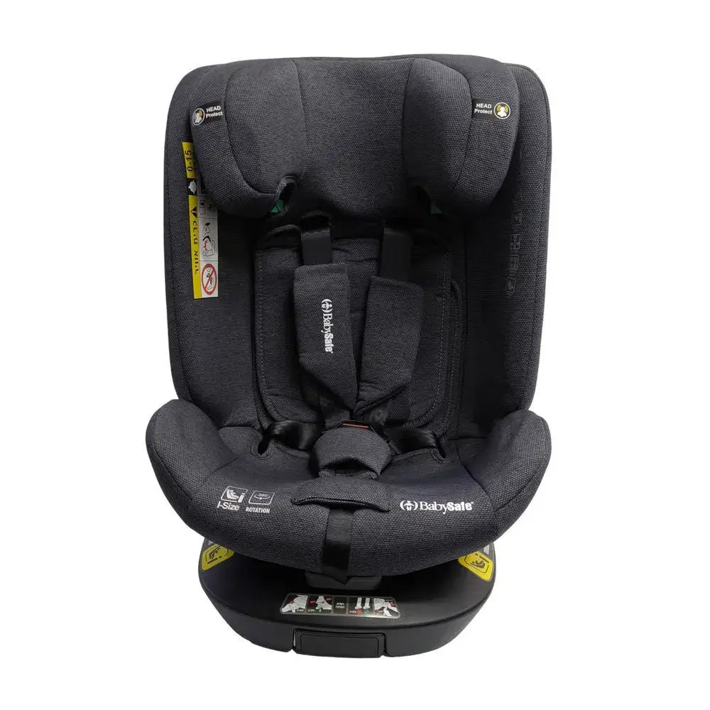 כיסא בטיחות Babysafe I-SIZE G412 - מסתובב 360º
