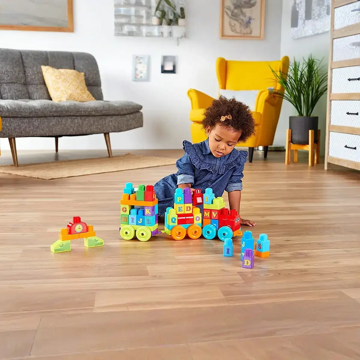 רכבת למידת Mega Bloks ABC