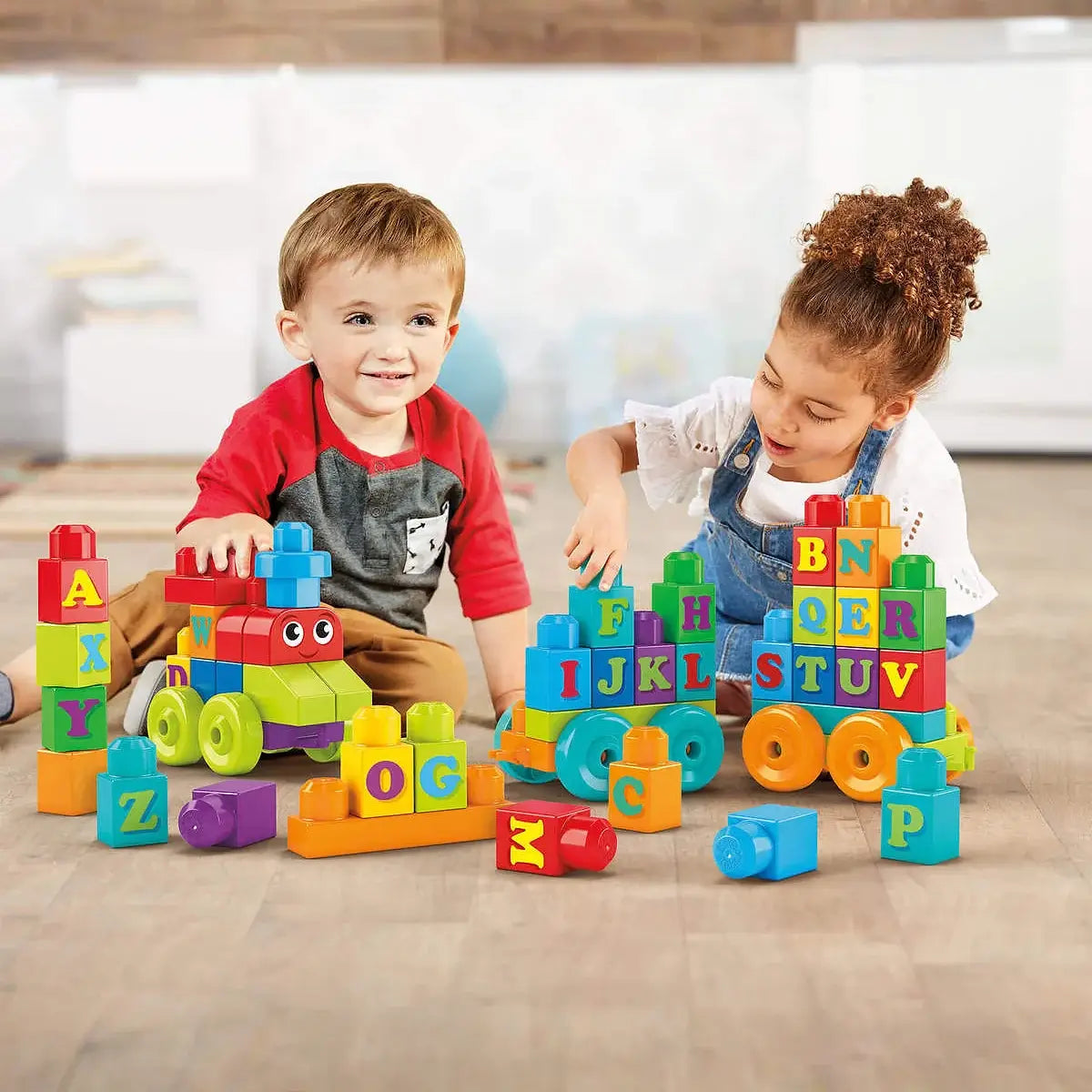 רכבת למידת Mega Bloks ABC
