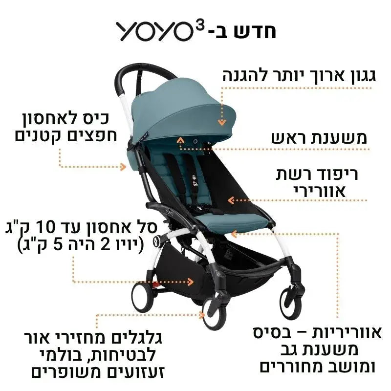 טיולון Stokke® YOYO³ - מאושר לטיסה
