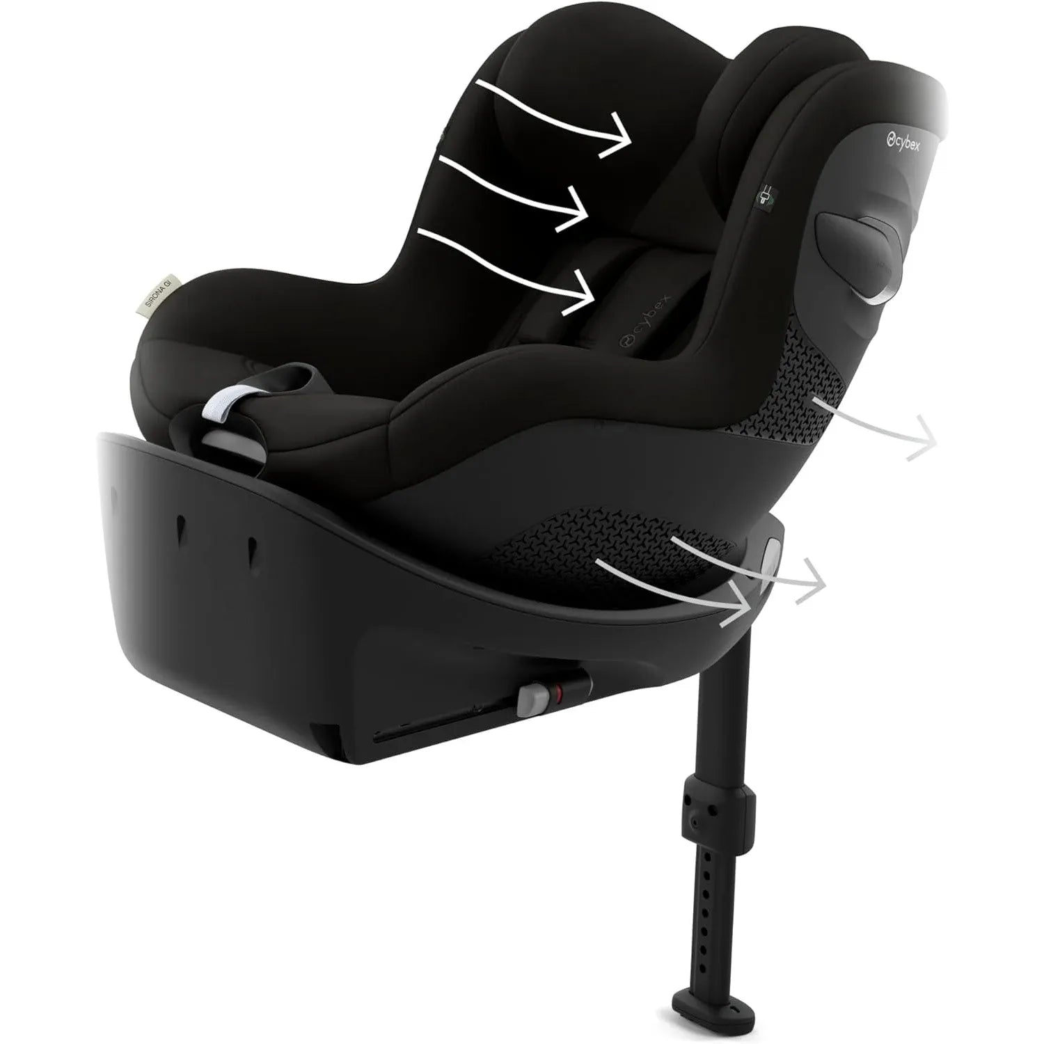 כסא בטיחות SIRONA G-I SIZE עם בסיס אינטגרלי