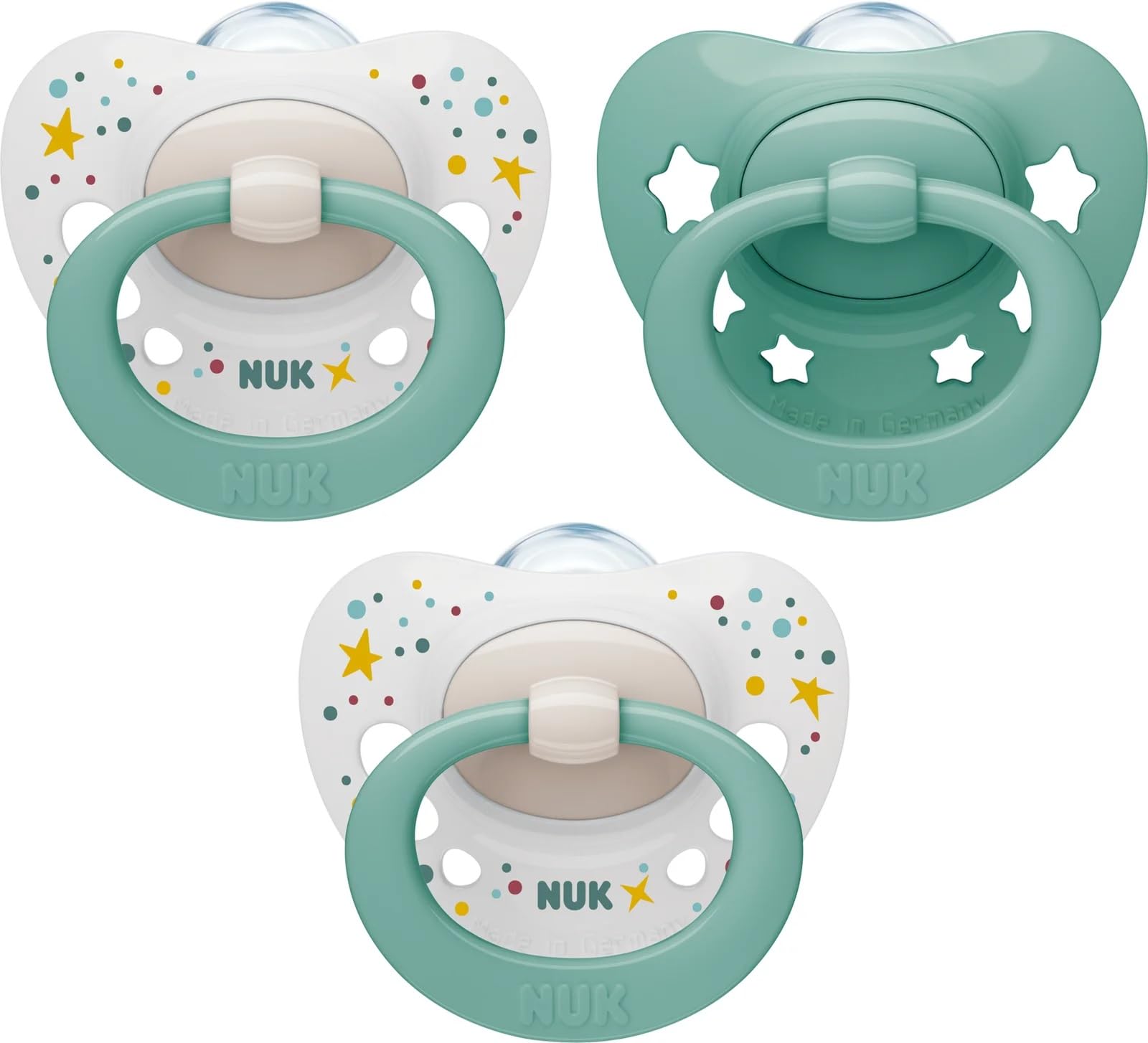 שלישיית מוצצים 0-6 חודשים NUK Signature