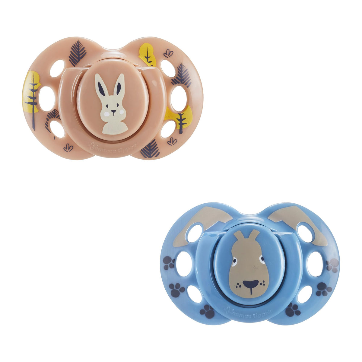 זוג מוצצים 18-36 חודשים Tommee Tippee Fun Friends Orthodontic
