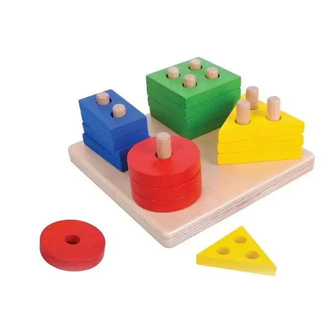 לוח השחלת צורות מבית Pit Toys