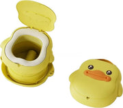 סיר גמילה מתקפל ונייד לנשיאה דגם אפרוח - BABY Queenix