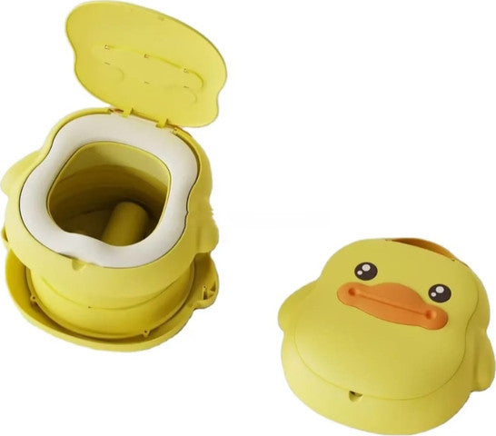 סיר גמילה מתקפל ונייד לנשיאה דגם פינגווין - BABY Queenix
