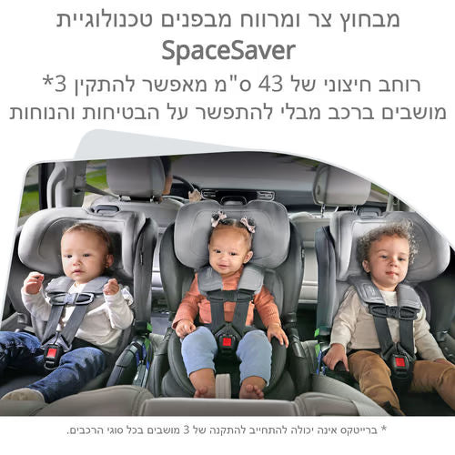 כיסא בטיחות POPLAR GLACIER GRAPHITE ClickTight