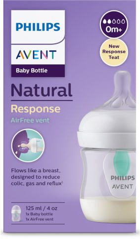 AVENT NATURAL RESPON 125 AVF אוונט בקבוק נטורל 125 מל שסתום ה-AirFree