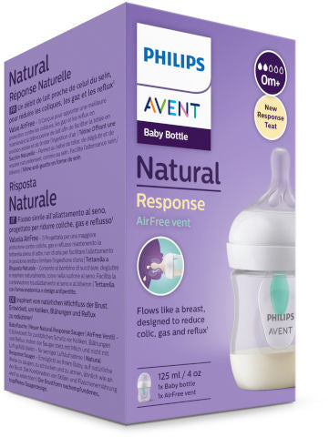 AVENT NATURAL RESPON 125 AVF אוונט בקבוק נטורל 125 מל שסתום ה-AirFree